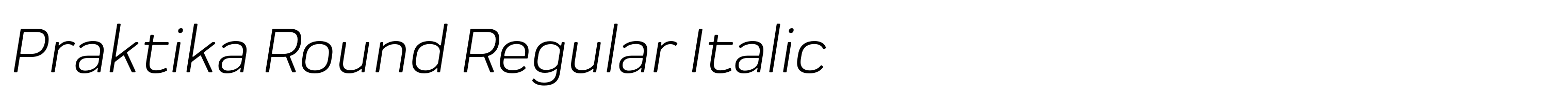Praktika Round Regular Italic